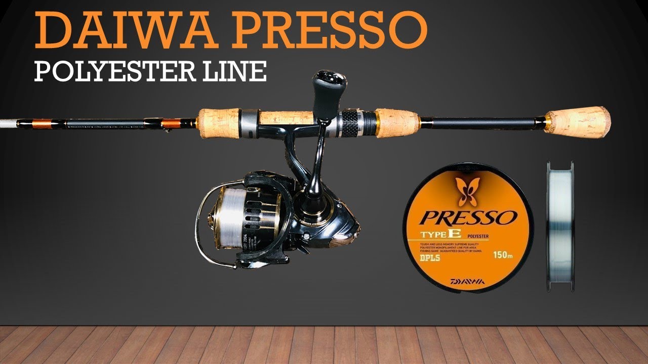 DAIWA PRESSO polyester fishing line ( Review and Comparison