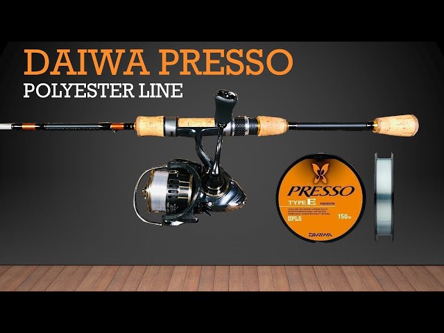 DAIWA PRESSO polyester fishing line ( Review and Comparison ) 