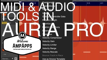 AmpApps|AuriaPro a Look at MIDI and Audio Editing Features