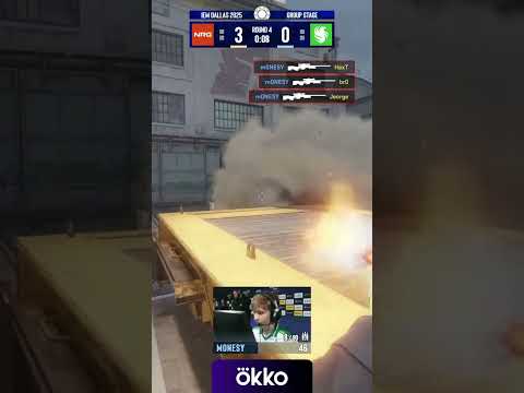 НЕВЕРОЯТНО! m0NESY УНИЧТОЖАЕТ NRG С 4 ФРАГАМИ И КЛАТЧЕМ! #clutch #esl #okko #cs #кс #csgo