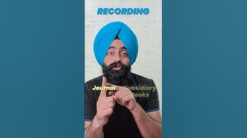 Subsidiary Books Concept in Accounting #accounting #smartkeedacuet #subsidiarybooks