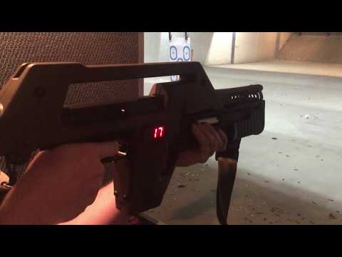 M41A Pulse Rifle live fire ammo counter test #1