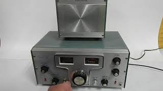 Detailed Lafayette Ham Band Receiver model HA-350.with matching Speaker 99-2571 Details