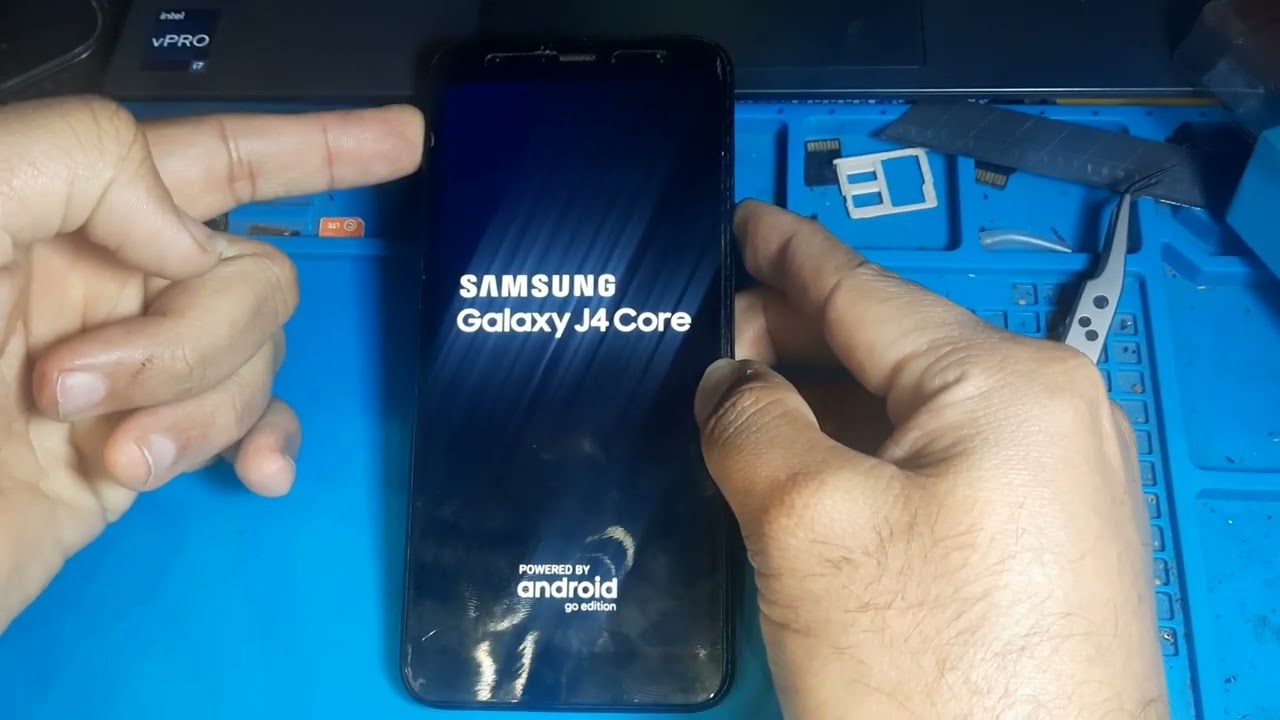 Samsung Hang on Logo Fix No PC  Samsung Galaxy j4 Core SM-J410 Hang on logo Solution