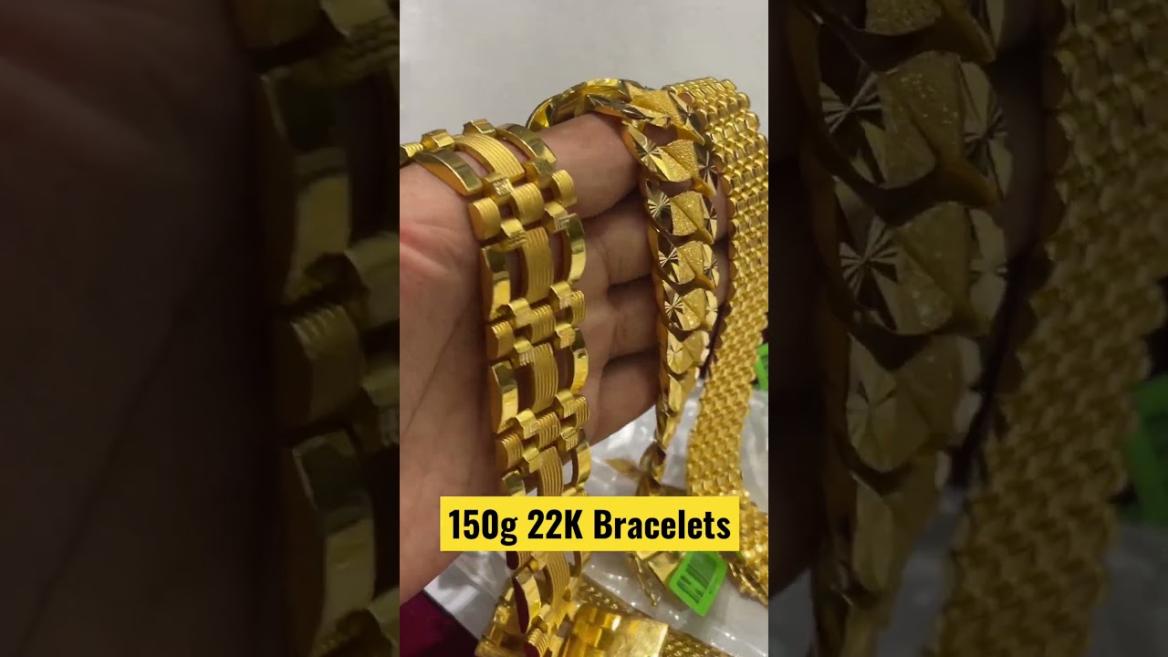 Gold Bracelets for Men.