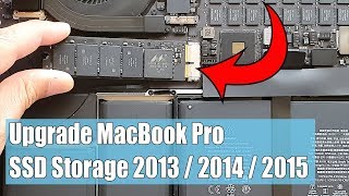 How to Upgrade the SSD Storage on a MacBook Pro Retina 2013/2014/2015 Guide - YouTube