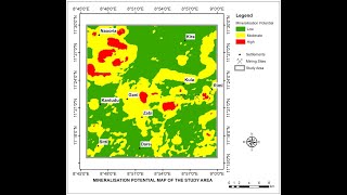 [Part 4] Integrated Aeromagnetic and Radiometric Data For Minerals Potential Mapping using AHP