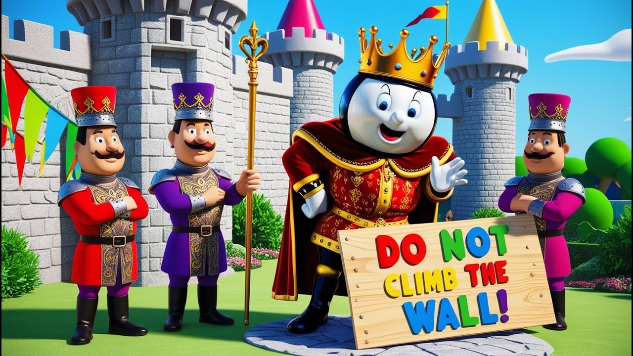 Humpty Dumpty Sat on a Wall | Fun 3D Animated Nursery Rhyme for Kids ...