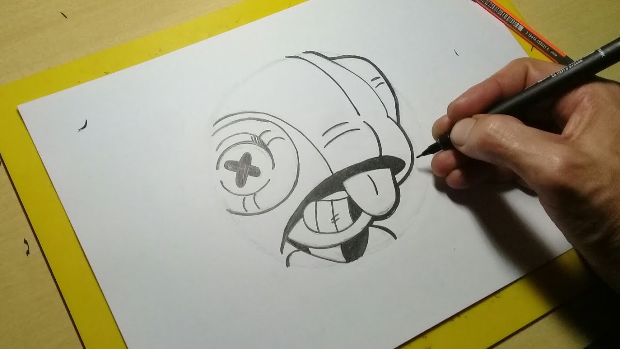 Tutorial Como Desenhar O Rosto Do Leon Do Brawlstars Passo A Passo Youtube - fotos do leon brawl stars para desenhar