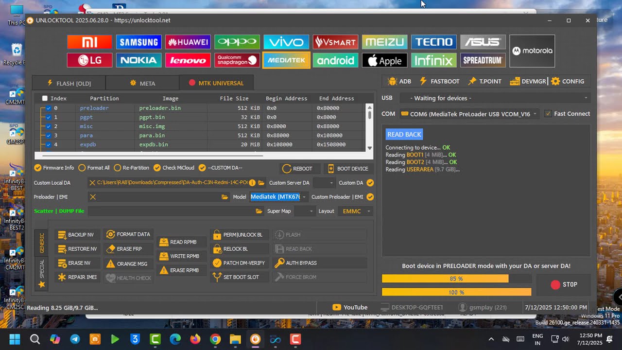 Redmi 14C Dump File | NVRAM File | Unlock Tool Free Download | 100% Tested Solution
