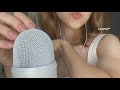 ASMR mic scratching &amp; mouth sounds