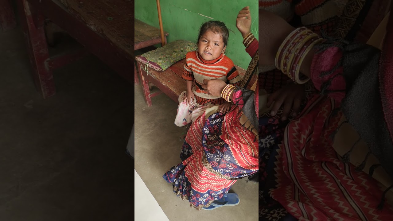 Baby 😭😭😭cry before injection.