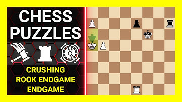 Chess Puzzles to Practice. Themes: Crushing, Rook endgame, Endgame. Learn Chess