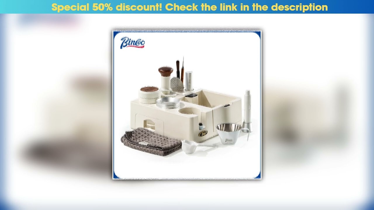 Limited Bincoo 51mm-58mm Coffee Tamper Station Portafilter Holder For Delonghi Breville Espresso Ma