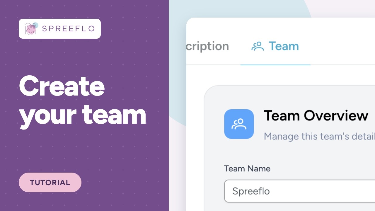 Work as a team