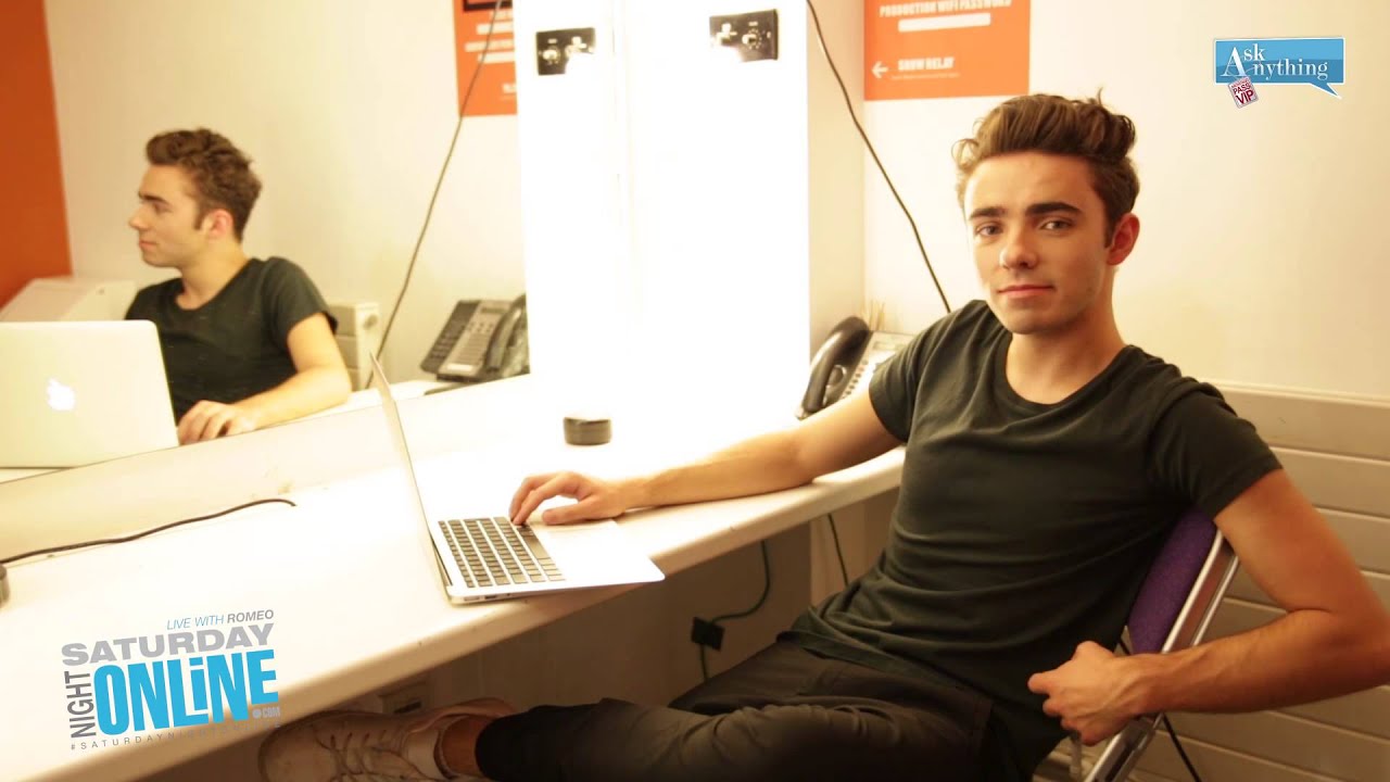 Nathan Sykes Interactive Chat w/ Romeo Saturday Night Online - AskAnythingChat