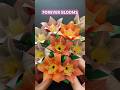 Tiny Origami Flower Bouquet 🌸 cute gift idea #shorts