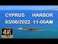 Paphos Cyprus (Agios Georgios Harbour) in 4k video ultra hd