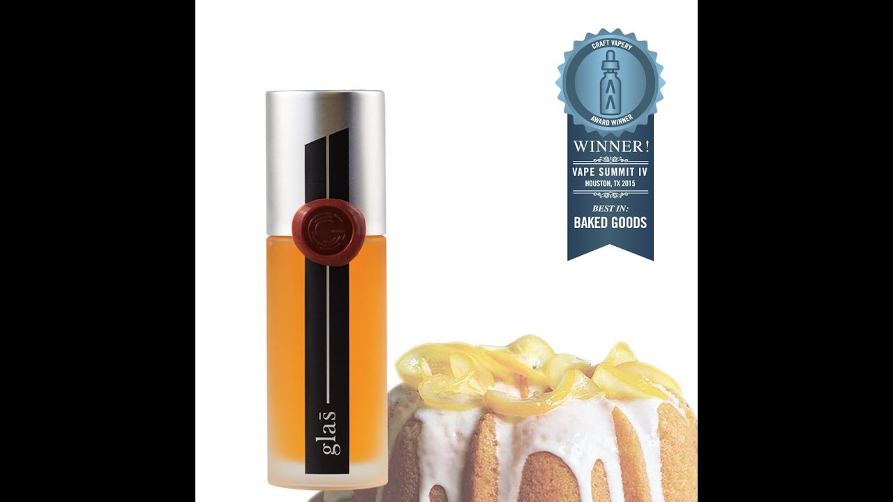 Glass E-liquid | Pound Cake | E-juice Review