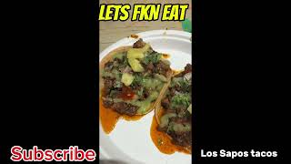Los Sapos Tacos 210 Keefer st Vancouver BC authentic Mexican tacos ⭐️⭐️⭐️⭐️⭐️ #LETSFKNEAT