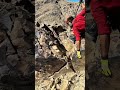 Extraction Of Stones From Valley 😱 #stoneextraction #valleylife #miningvideo