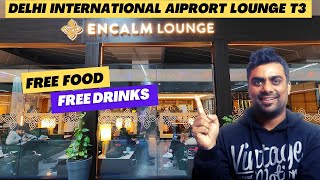 FREE AIRPORT LOUNGE || Delhi International Airport Lounge Tour || Encalm Lounge screenshot 4