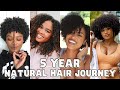 MY 5 YEAR NATURAL HAIR JOURNEY! how I feel about my hair, favorite products, curly hair police?!