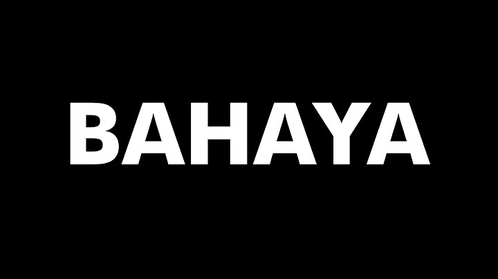 ini berbahaya untuk aku