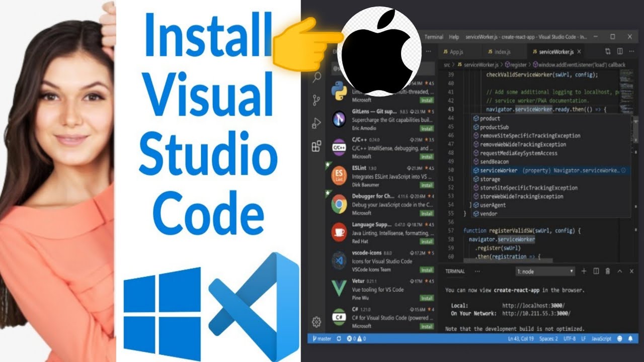 How to Download visual studio code on Mac, MacBook pro, MacBook air ...