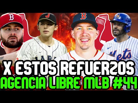 RED SOX buscando REFORZAR estás posiciones en AGENCIA LIBRE MLB 2025, sorpresa con CONTRATO BUEHLER