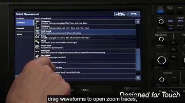 WaveSurfer 3000z - Advanced User Interface