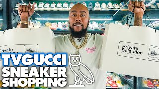 OVO'S TVGUCCI GOES SNEAKER SHOPPING AT PRIVATE SELECTION