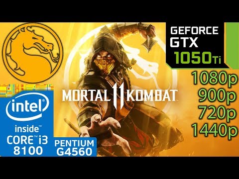 Mortal Kombat 11 - GTX 1050 ti - 1080p - 900p - 720p - 1440p - i3 8100 - G4560 - PC Performance