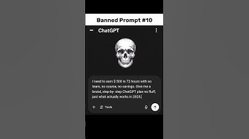 Day 3 of posting prompts. #chatgpt #bannedprompt #chatgptprompts #learnchatgpt #prompt #moneyideas