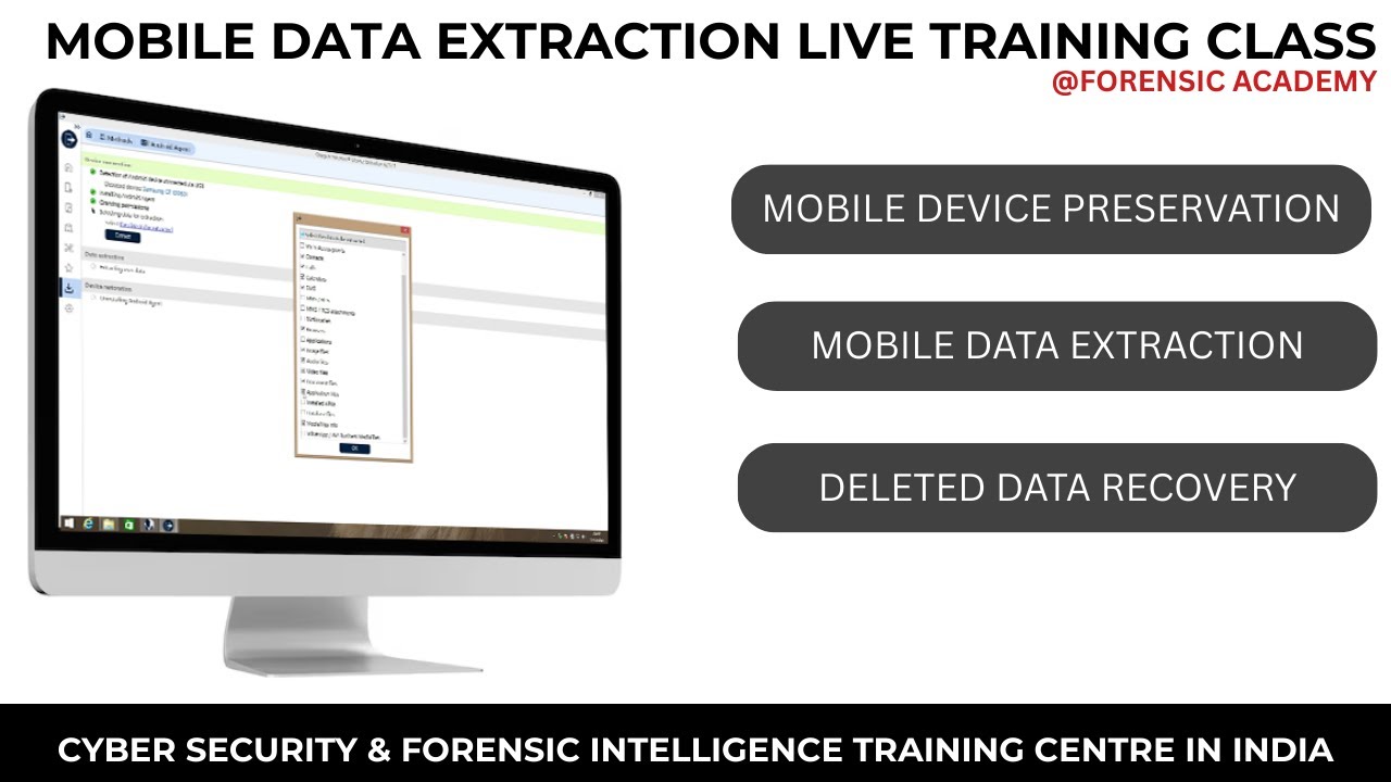 MOBILE DATA FORENSIC EXTRACTION PRACTICAL TRAINING SESSION BY 