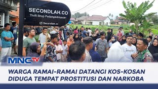 Ratusan Warga Gerebek Rumah Indekos Diduga Sarang Prostitusi di Padangsidimpuan - LIS 12/02