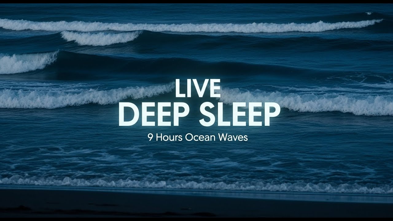 Ocean Waves for Deep Sleep 🌙 No Ads | Calm Mind & Sleep All Night