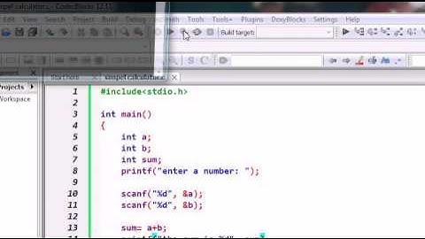 C programming tutorial 2 a simple calculator