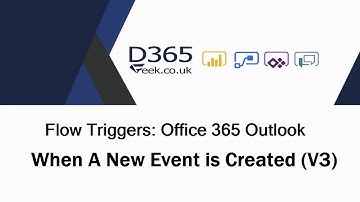 Microsoft 365 Outlook Triggers:   When A New Event Is Created (V3)