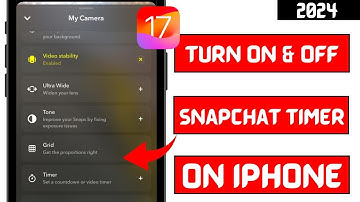 How to turn on timer on snapchat 2024 | How to turn off time limit on snapchat 2024 || in iPhone