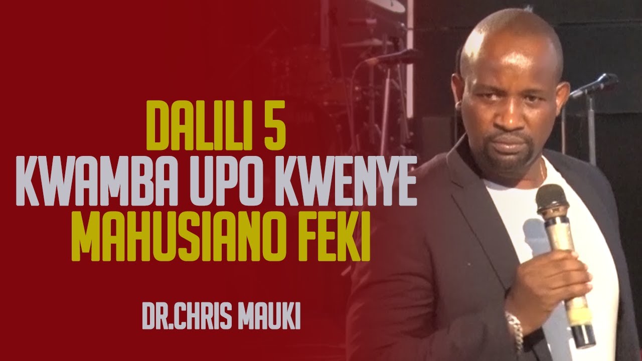 Dr. Chris Mauki: Dalili 5 kwamba upo kwenye mahusiano feki