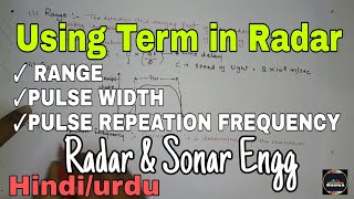 using terms in radar| range | pulse width | pulse repetition frequency | information duniya