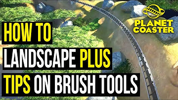 HOW TO Landscape plus Tips on Brush Tools  #PlanetCoaster