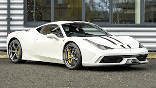 2015 Ferrari 458 Speciale - Bianco Avus - Walkaround (4K)