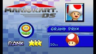 Mario Kart DS - Nitro Grand Prix: 50cc Flower Cup (3-Star Rank)