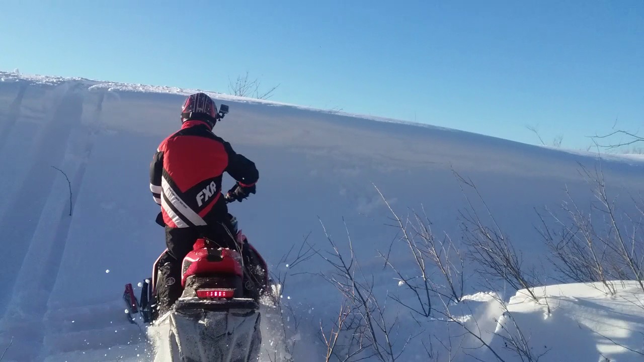 Snowmobile roll over