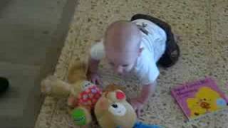 eli belly crawling