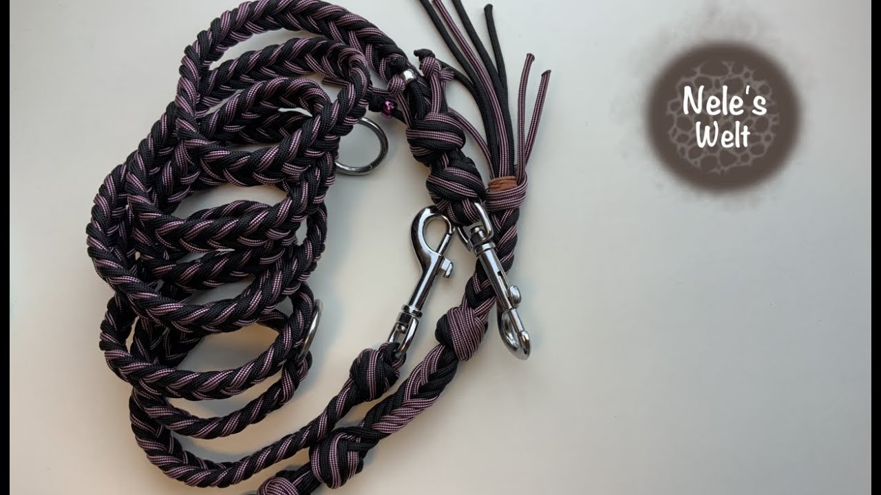 Paracord fr Anfnger, Fishtail Muster fr Armband, Hundeleine, DIY  Anleitung by NeleC.