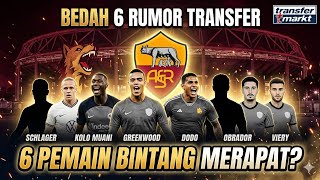 The Capital Wolves on the Move: Analyzing AS Roma's Transfer Rumors via Transfermarkt
