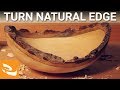 Turning a Natural Edge Bowl (Woodturning Inspiration)